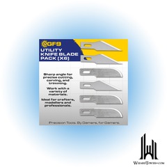 HOBBY TOOLS: UTILITY KNIFE BLADE PACK 6CT